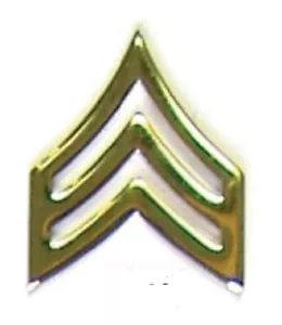 MILITÄRMÜTZE REVERSNADEL - ARMEE E5 SGT SERGEANT RANG PIN - NEU - Bild 1 von 1