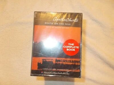 AGATHA CHRISTIE DEATH ON THE NILE 4 CASSETTES AUDIOBOOK - Image 1 of 2