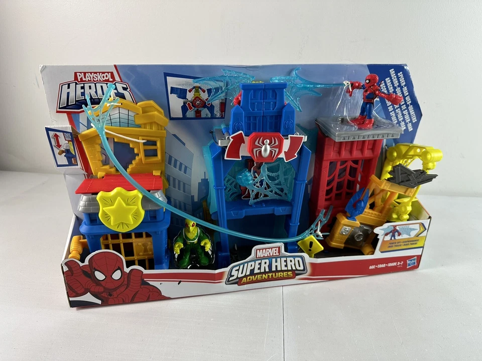 Playskool Heroes Marvel Super Hero Adventures Spider-man Web Quarters