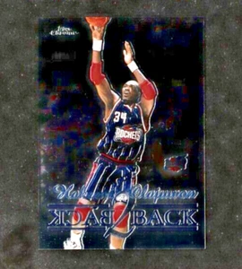 HAKEEM OLAJUWON 1998 Topps Cromato POSTERIORE 2 POSTERIORE #B4 Houston Rockets - Foto 1 di 2