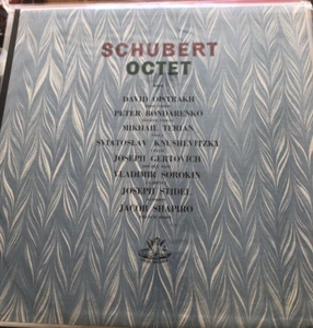 Mint- Schubert Octet David Oistrakh Angel Records Mono LP - Picture 1 of 4