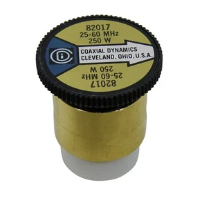 Elemento vatímetro Slug 250W 25-60 MHz para Bird 43 Coaxial Dynamics 82017 (250A) - Imagen 1 de 3