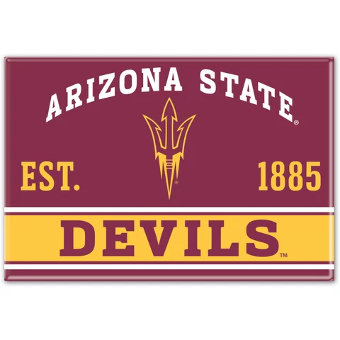 WinCraft Arizona State Sun Devils 2.5'' x 3.5'' Fridge Magnet Cover