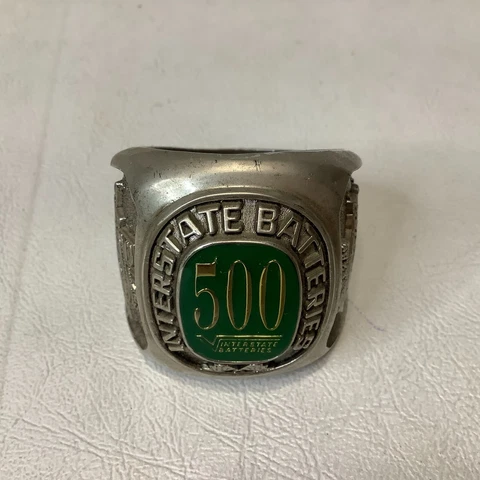 Interstate Batteries 500 Ring Paperweight April 6 1997 Race 2" Cover