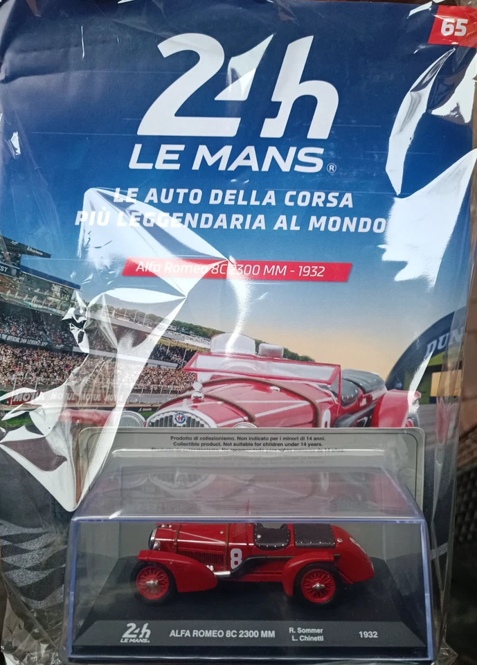 ALFA ROMEO 8C 2300 MM (1932) 24H LE MANS COLLECTION N.#65 1/43 - Immagine 1 di 4