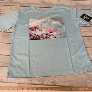 Art Class Girls XXL "Dreamy" Pajama Top Sleep Shirt Short Sleeve Light Blue NEW - Picture 1 of 12