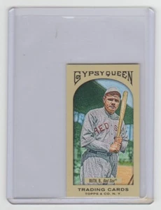 BABE RUTH Red Sox 2011 Topps Gypsy Queen MINI RED BACK Variation #338 SP - Picture 1 of 2