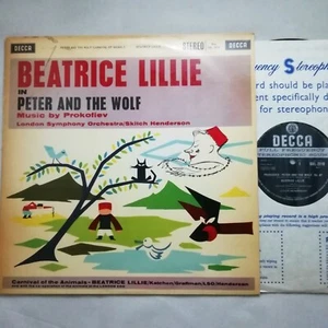 Decca LP SXL 2218 WB ED1: Prokofiev - Peter and the Wolf etc. / Beatrice Lillie - Picture 1 of 4