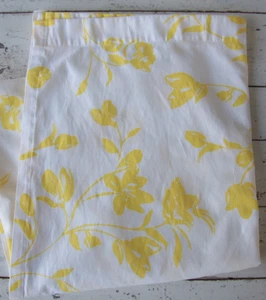 Kate Spade NY Bicolor Wispy Floral Shower Curtain~Yellow/White~72x72 - Picture 1 of 4