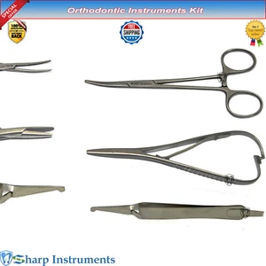 Methieu Needle Holder Forceps, Ortho Bracket Holding Tweezer, Kelly Forceps CE - Picture 1 of 9