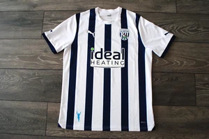 WEST BROMWICH ALBION 2023 2024 HOME FOOTBALL PUMA SHIRT JERSEY SIZE MENS LARGE - Picture 1 of 7