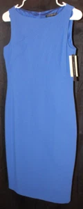 David Meister Sheath Dress Blue Size 4. NWT valued at $302! - Picture 1 of 7