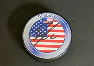 Ryan Kesler Canucks Ducks Auto Signed USA Puck Beckett Hologram - Picture 1 of 2