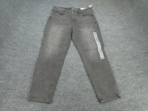 Old Navy Pants Boys 12 Gray Denim Jeans Outdoors Stretch Youth 12 (32x27.5) - Picture 1 of 16