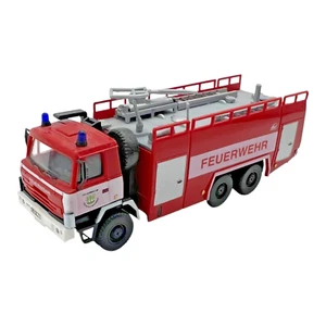 1:87 Igra Tatra T 815 6x6 LKW Feuerwehr HOYERSWERDA Modellauto H0 - THT- Rot - Bild 1 von 3