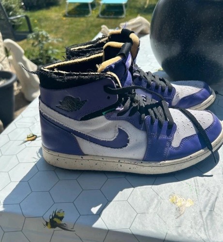Air Jordan 1 Zoom Comfort cratere alto viola UK8