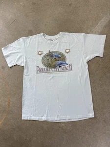 Vintage Panama City Beach Delphine Artwork 90s T-Shirt Erwachsene XL - Bild 1 von 11