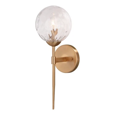 Vaxcel Lighting W0353 Olson 1 Light 17" Tall Wall Sconce - Brass - Image 1 of 4