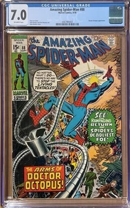 Amazing Spider-Man #88 - Marvel Comics 1970 CGC 7.0 Doctor Octopus appearance. - Picture 1 of 3