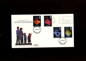1989 Anniversaries Royal Mail FDC You'll Love the New Camberley Shopping slogan. - Picture 1 of 1