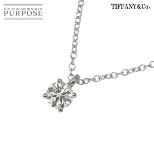 Collar solitario de diamantes TIFFANY & Co. 40 cm PT platino - Imagen 1 de 8
