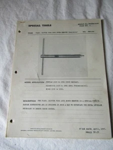 GM General Motors Transmission Special Service Tool Catalog Cars Chevy Trucks - Picture 1 of 14