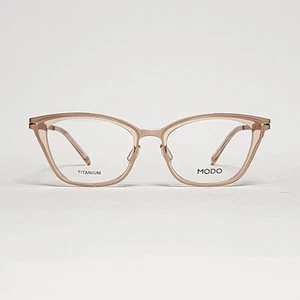 Gafas de ojo de gato/ovaladas de titanio ultraligeras para mujer MODO 4529A nude 50 mm - Imagen 1 de 12