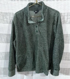 Eddie Bauer Women's Plus Pullover Sweater Size XXL Jade Sherpa 27x27 - Picture 1 of 3