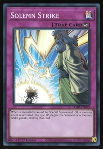 Solemn Strike - RA02-EN079 - Super Rare - 1st Edition Yugioh - Picture 1 of 1