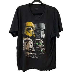 Old Navy Star Wars: Rogue One Mens Shirt XXL Black Round Neck Cotton Graphic Tee - Picture 1 of 8
