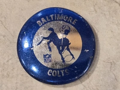 复古 1 英寸圆形 1960 年代波罗的海球徽章 AFL NFL LAR LU 线 — 第 1/3 张图片