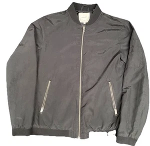 Jack & Jones Full Zip Black Jacket Coat Men's Size Large - Picture 1 of 11