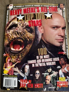 Hit Parader Magazine Oct 2005  Heavy Metal 100 Slipknot Disturbed Ozzy Reznor - Picture 1 of 5