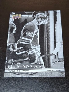 2025-26 Upper Deck Series 1 Kyle Connor BLACK & WHITE CANVAS Winnipeg Jets NHL - Picture 1 of 1