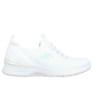 Skechers Womens Knitted Trainers Skech Air Dynamight Bungee Lace white UK Size - Picture 1 of 6