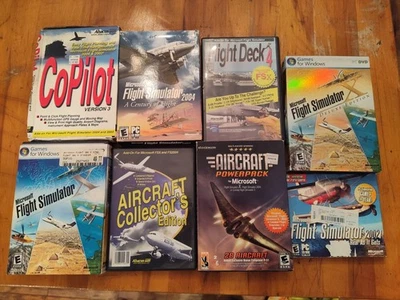 ENORME LOTE Microsoft Flight Simulator X Edición Deluxe Aircraft Power Pack Copiloto Foto 1 de 4