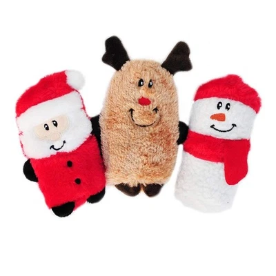 ZIPPY PAWS Holiday Squeakie Buddies 3pk - Image 1 of 4