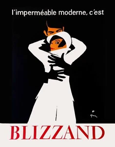 Decor POSTER.Office Home room Art Design.Blizzand raincoats.French ad.6912 - Picture 1 of 1