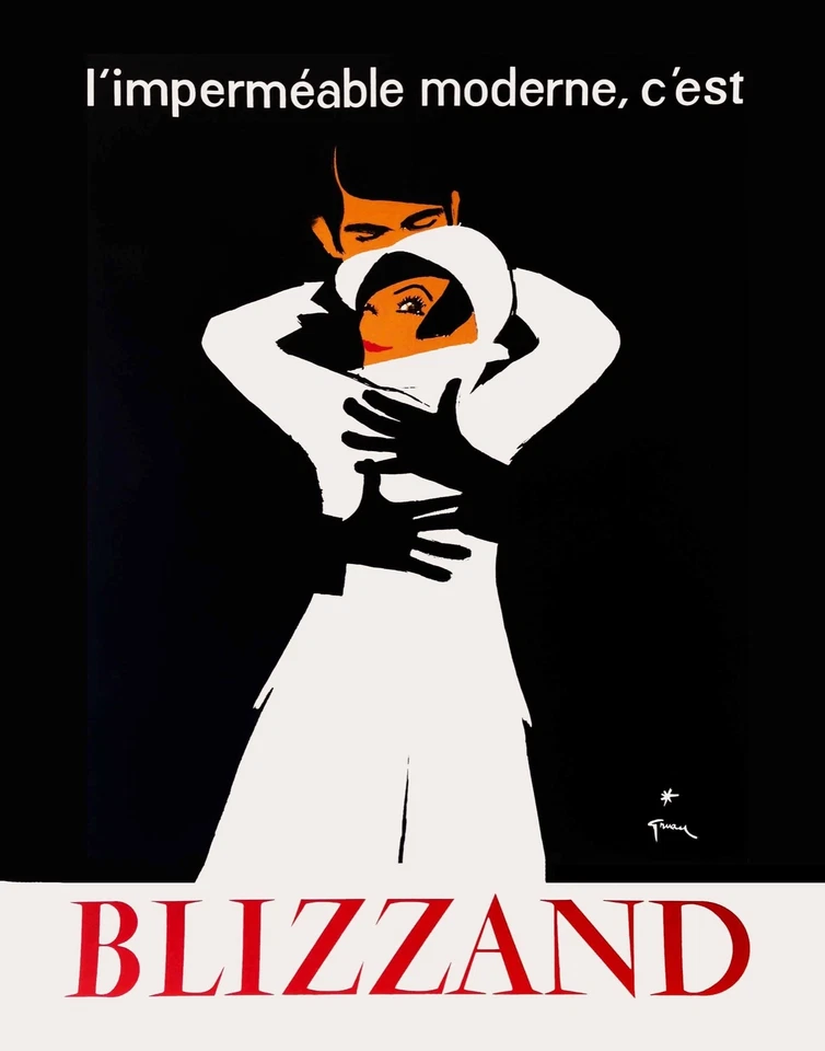 Decor POSTER.Office Home room Art Design.Blizzand raincoats.French ad.6912 - Image 1 of 1