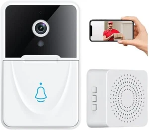 Doorbell Camera Wireless, WiFi Video Doorbell Camera for Home Security HD1080P - Picture 1 of 7