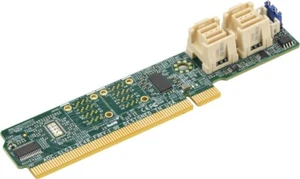 Supermicro AOC-SLG3-2E4R-F Dual Port Internal NVMe HBA SFF 8643 NEW, IN STOCK - Picture 1 of 1