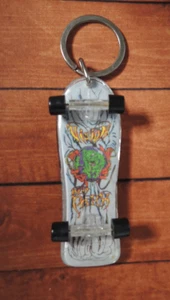 Authentic Vintage Vision Fingure Skateboard Key-chain Ken Park 80's - Picture 1 of 5