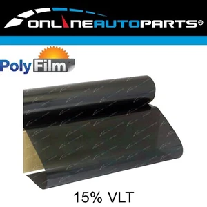 Window Tint Film 15% Black 100cm x 30m Roll Glass Car Home Office Bulk - Picture 1 of 1