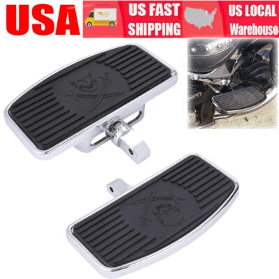 Rear Floorboard Foot Peg Footrest Pedal For Suzuki VL400 VL800 C50 GZ150-A GZ125 - Image 1 of 4