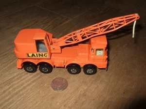 MATCHBOX SUPER KINGS SCAMMELL MOBILE CRANE LAING K-12 DIECAST 1974 RESTORATION - Picture 1 of 10