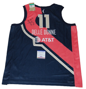 ELENA DELLE DONNE signed (WASHINGTON MYSTICS) Nike Rebel jersey PSA/DNA AN10196