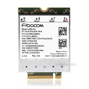 Fibocom L860-GL 4G Module Wlan Card SPS#L27188-001 for HP Elitebook X360 830 840 - Picture 1 of 4