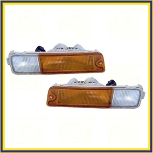 SET 2 SCHEINWERFER BLINKER VORNE LINKS RECHTS FÜR L200 96 05 MIT LAMPENTRÄGER - Bild 1 von 5