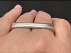 Vintage Two Finger Sterling Silver Ring Size 8-9