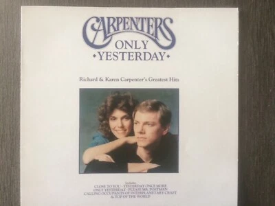 CARPENTERS ONLY YESTERDAY 1990 UK A & M RECORDS 12" LP AMA 1990 - Image 1 of 4